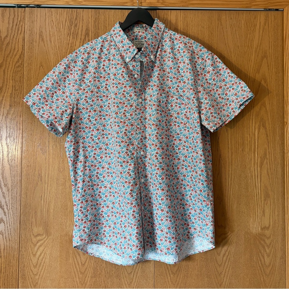 J. Crew Floral Short Sleeve Men's Shirt
